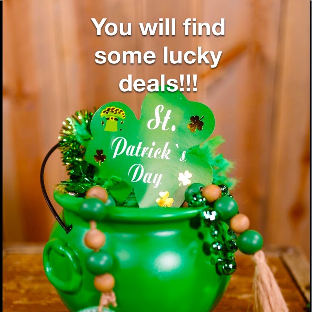 St. Patrick’s Day sale.